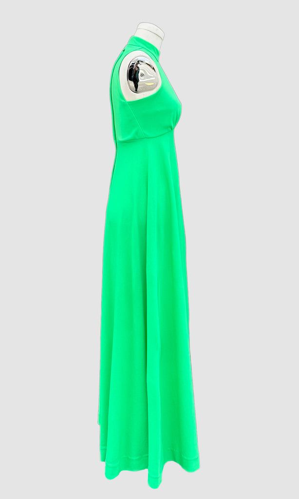 neon green maxi dress Lime Green Sequin Dress - Lace-Up Maxi Dress - Sequin Maxi Dress