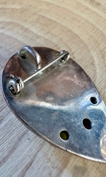 MYSTIC MOON FACE Pendant and Sterling Silver Pin