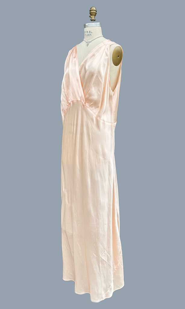ROMANTIC BIAS CUT 40s Slip Dress • Large – Love Street Vintage