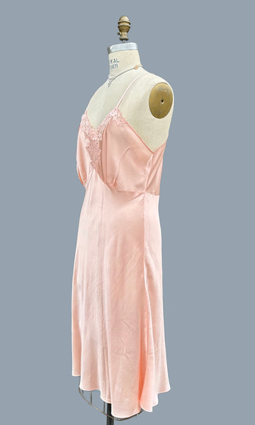 YOLANDE HAND MADE 50s Slip Dress • Large