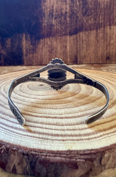 EYE OF TURQUOISE and Sterling Silver Small Cuff