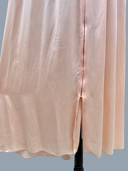 CHANTILLY LACE PEIGNOIR 40s Dress • Medium