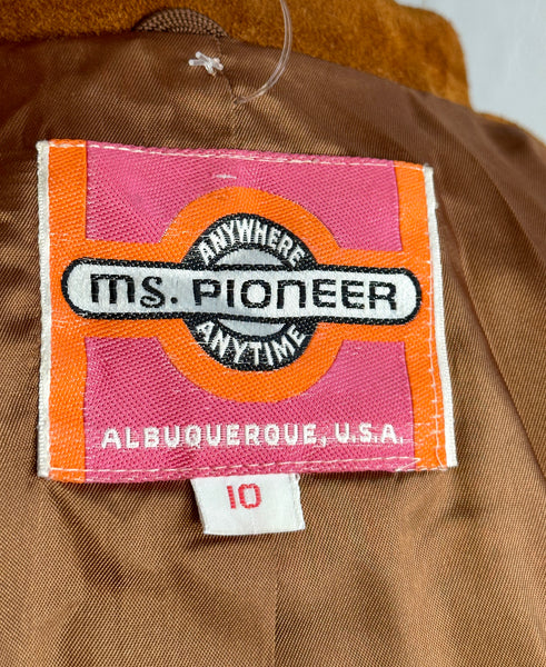 MS PIONEER WEAR 70s Suede Fringe Jacket  • Size Small