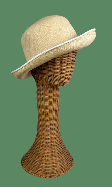 PANAMA 60s Lightweight Handwoven Straw Hat