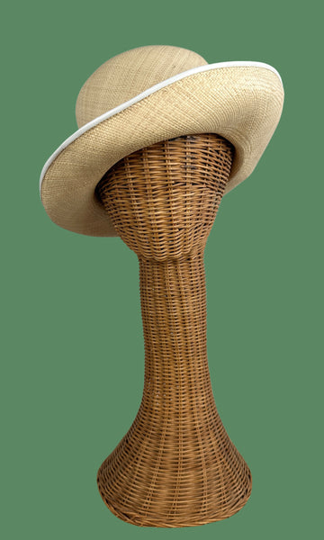 PANAMA 60s Lightweight Handwoven Straw Hat