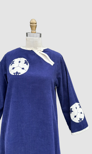 WHITE DUCK Applique 80s/90s Tunic Dress • Medium