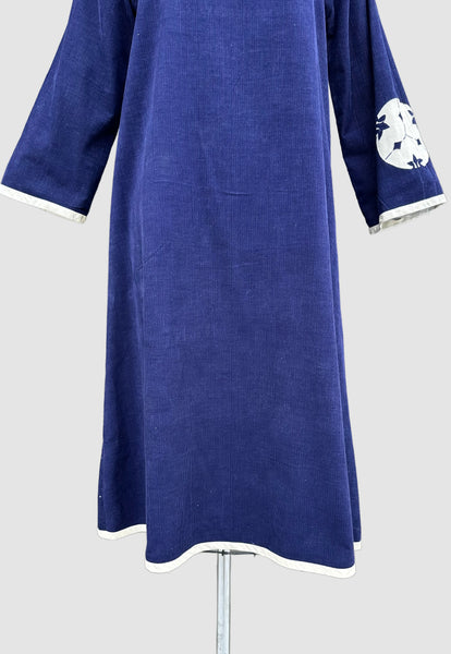 WHITE DUCK Applique 80s/90s Tunic Dress • Medium