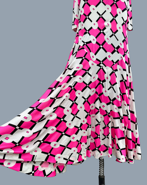 VALDITEVERE Vintage 70s Italian Maxi Dress • Medium