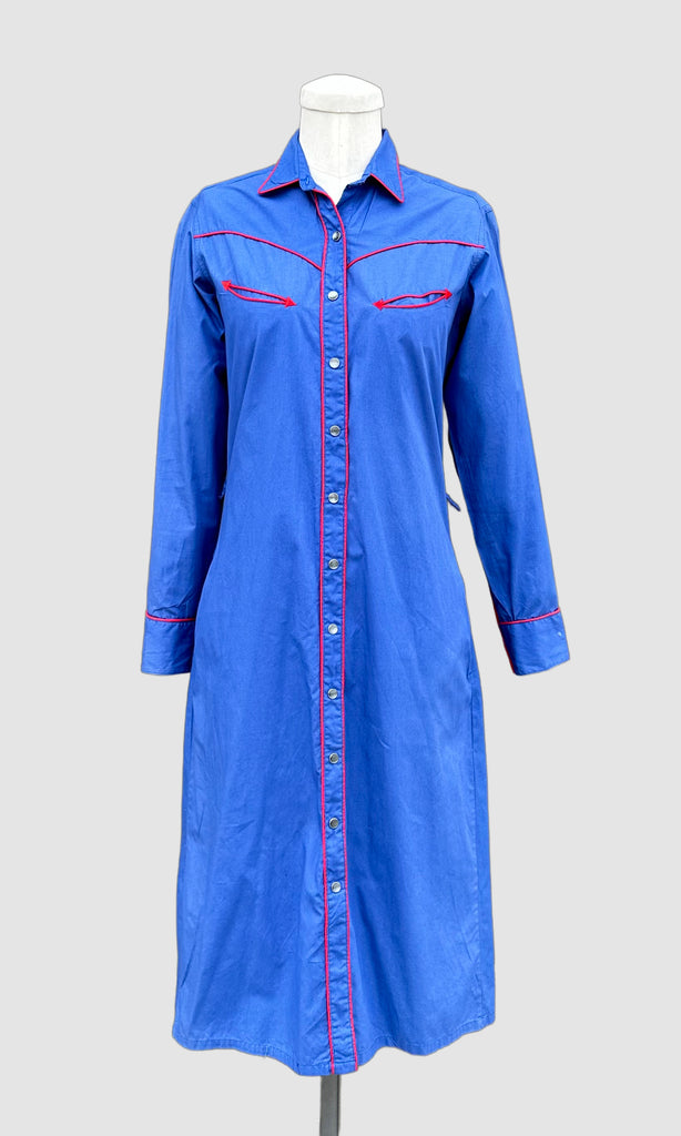 RALPH LAUREN Vintage 80s Shirtdress • Small