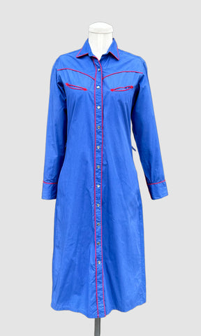 RALPH LAUREN Vintage 80s Shirtdress • Small