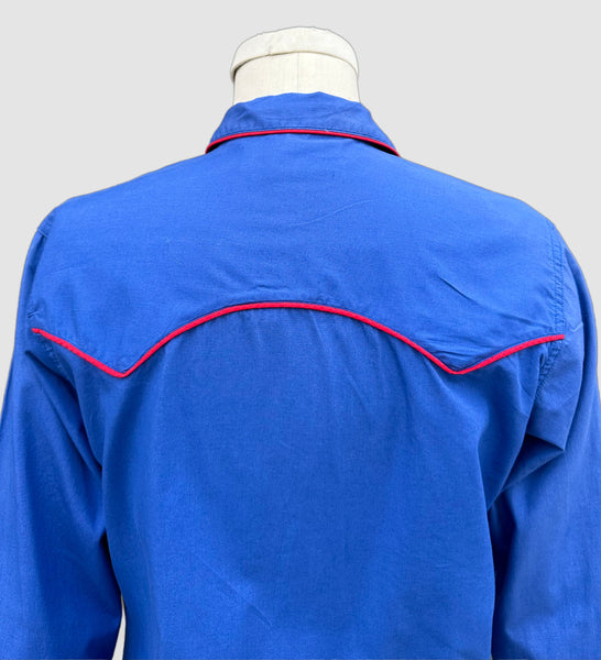 RALPH LAUREN Vintage 80s Shirtdress • Small