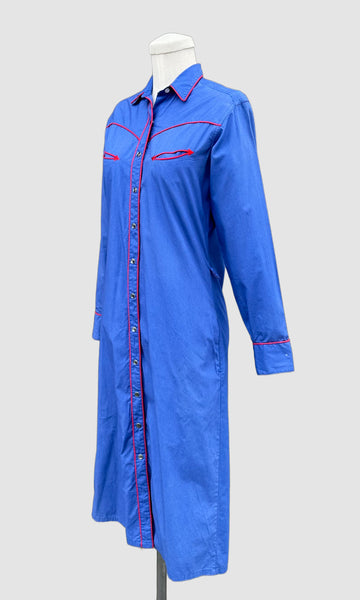 RALPH LAUREN Vintage 80s Shirtdress • Small
