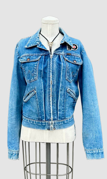 VINTAGE WRANGLER 60s Denim Jacket • Small