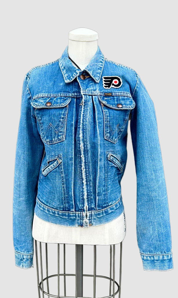 VINTAGE WRANGLER 60s Denim Jacket • Small