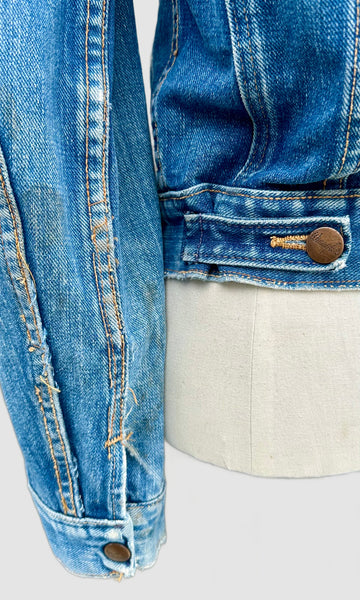 VINTAGE WRANGLER 60s Denim Jacket • Small