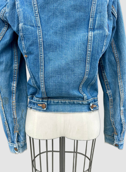 VINTAGE WRANGLER 60s Denim Jacket • Small
