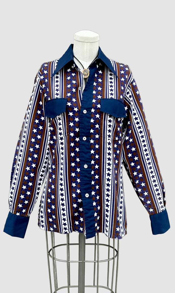 JOEL CALIFORNIA 70s Vintage Western Shirt • Small