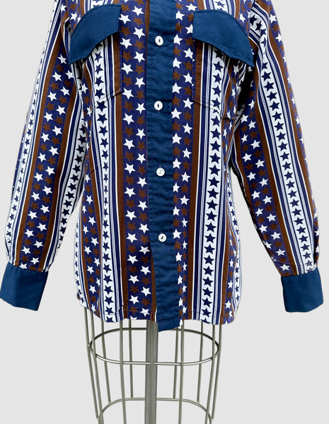 JOEL CALIFORNIA 70s Vintage Western Shirt • Small