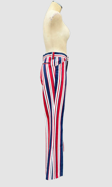 1960s VINTAGE STRIPED Pants • 30"