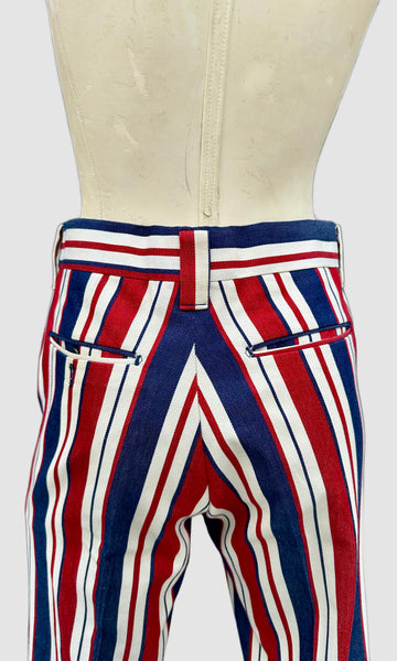 1960s VINTAGE STRIPED Pants • 30"