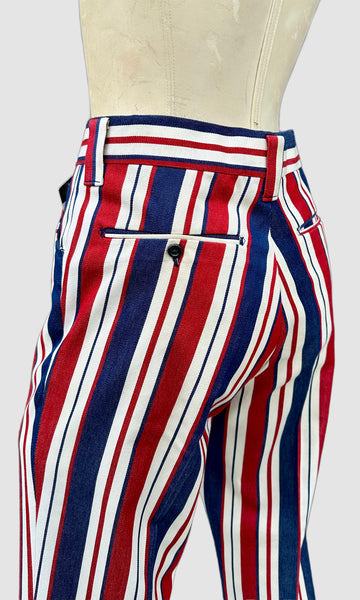 1960s VINTAGE STRIPED Pants • 30"