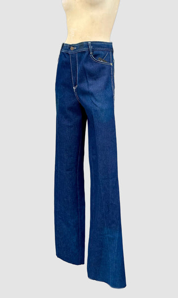 1980s VINTAGE DEVILS Denim Deadstock Jeans • 32"