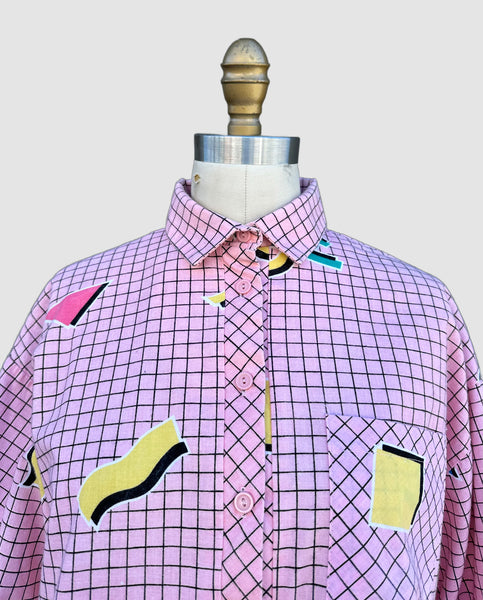 1980s HOT PURSUIT Vintage Shirt • Medium