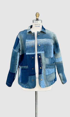 REPURPOSED PATCHWORK DENIM Chore Jackets • Size Mediums (2 available)