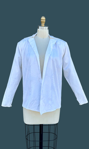 SAINT LAURENT Rive Gauche 80s Open Blouse • Small