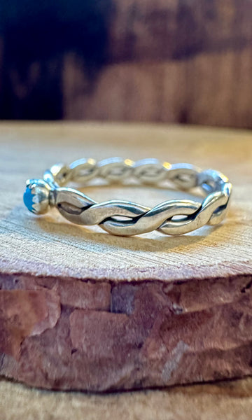 TURQUOISE STACKER RINGS • Multiple Sizes