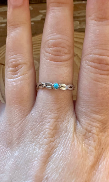 TURQUOISE STACKER RINGS • Multiple Sizes