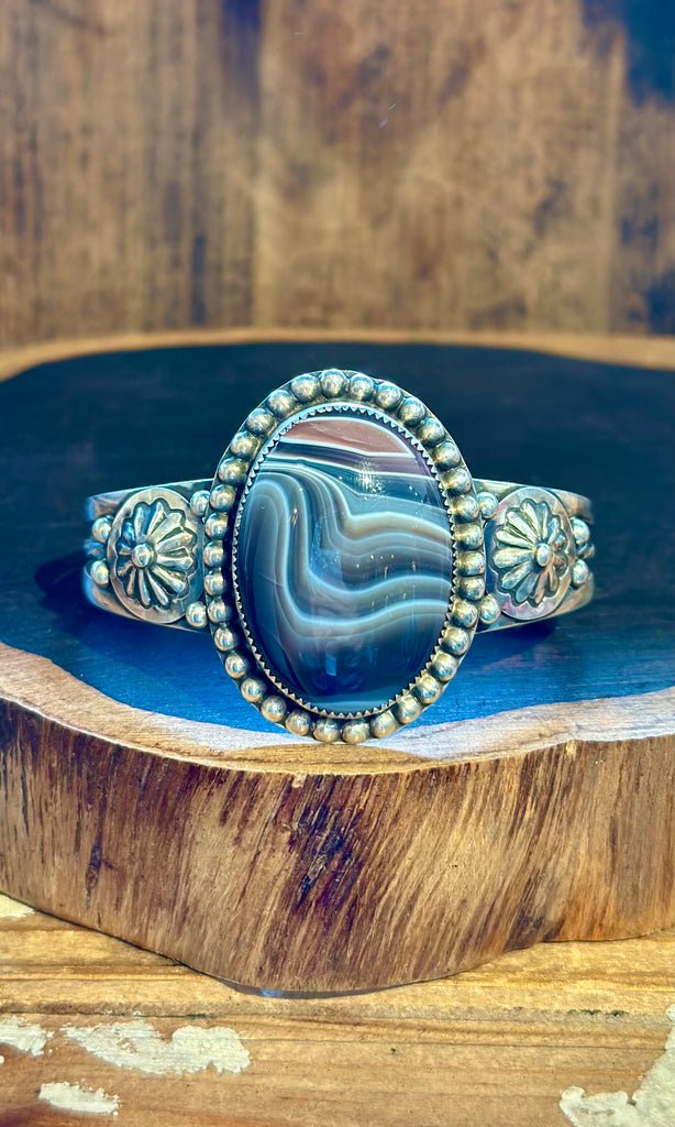 L. ARCHULETA AGATE Silver Cuff
