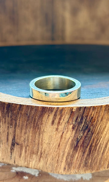 TURQUOISE LIGHTNING BOLT Sterling Silver Ring • Size 7