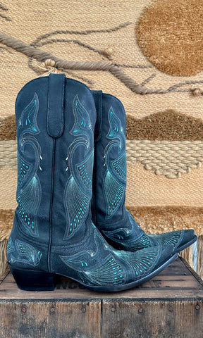 OLD GRINGO PEACOCK Leather Western Boots • Womens 10 / Mens 8