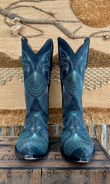 OLD GRINGO PEACOCK Leather Western Boots • Womens 10 / Mens 8