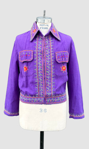DEADSTOCK PAKISTANI 70s Embroidered Jacket