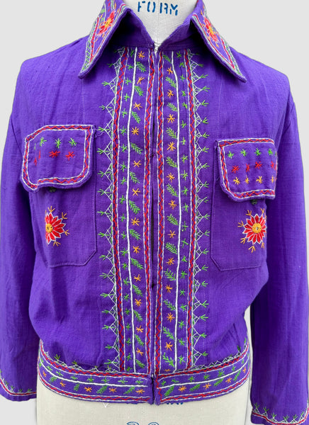 DEADSTOCK PAKISTANI 70s Embroidered Jacket