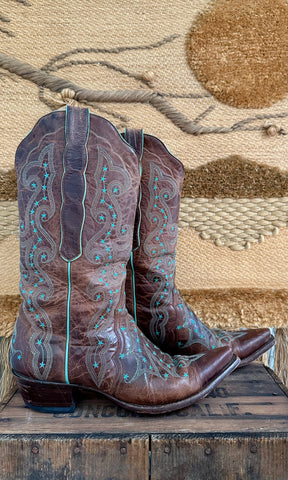 OLD GRINGO STARS Leather Western Boots • Womens 10