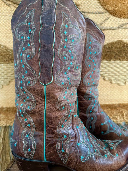 OLD GRINGO STARS Leather Western Boots • Womens 10