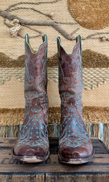 OLD GRINGO STARS Leather Western Boots • Womens 10