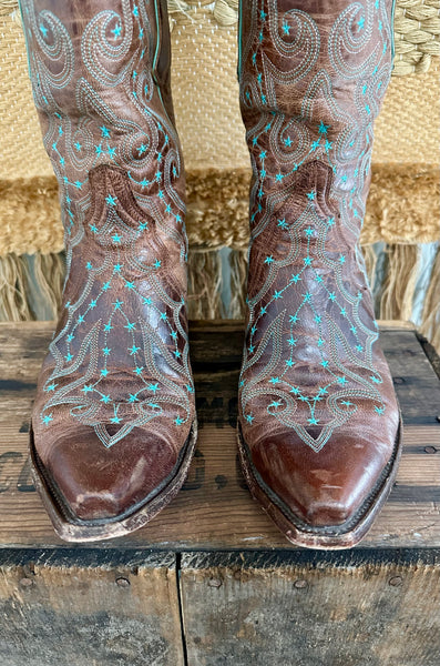 OLD GRINGO STARS Leather Western Boots • Womens 10