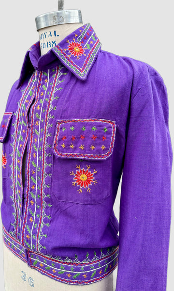 DEADSTOCK PAKISTANI 70s Embroidered Jacket