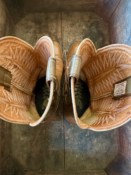 NOCONA Texas Mens Brown Leather Western Boots • Mens 9.5