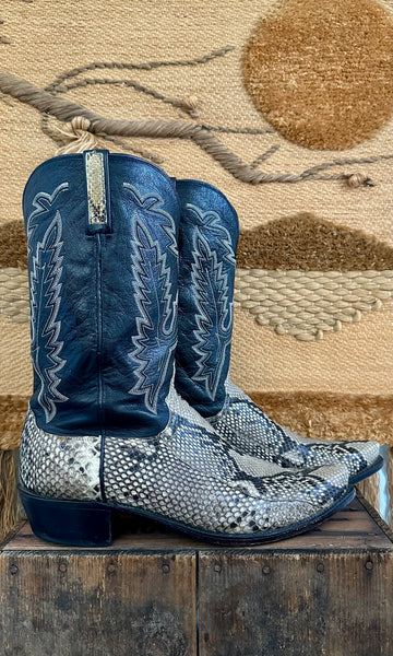 LUCCHESE SLITHERING SNAKES Leather Western Mens Boots • Mens 13