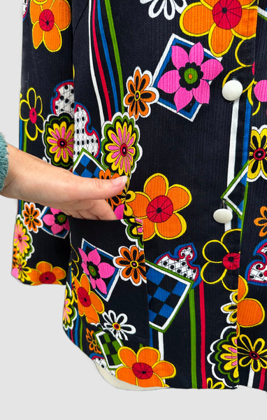CHARLOTTA BY GLAZIER 60s Vintage Shirt • Small