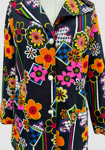CHARLOTTA BY GLAZIER 60s Vintage Shirt • Small