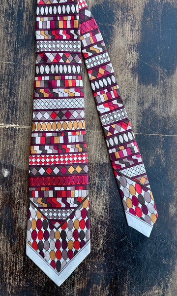 EMILIO PUCCI Vintage 1970's Necktie, Pure Silk