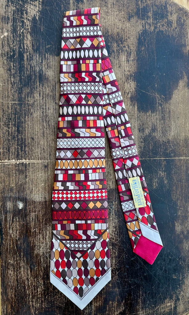 EMILIO PUCCI Vintage 1970's Necktie, Pure Silk