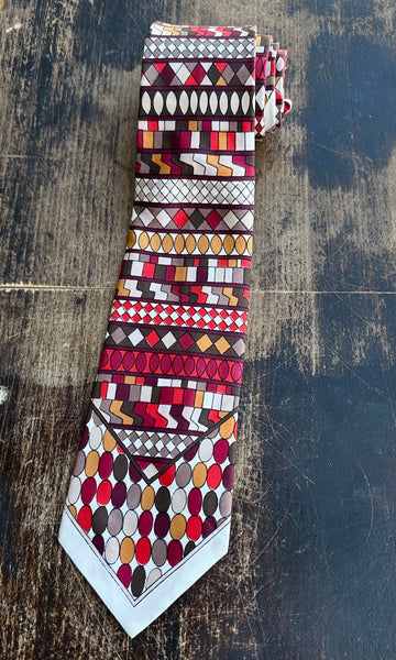 EMILIO PUCCI Vintage 1970's Necktie, Pure Silk