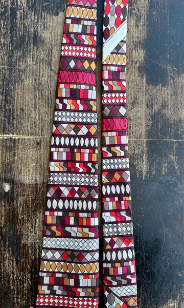 EMILIO PUCCI Vintage 1970's Necktie, Pure Silk